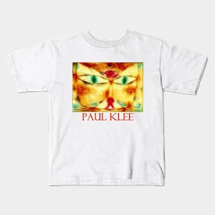 Cat and Bird by Paul Klee Kids T-Shirt